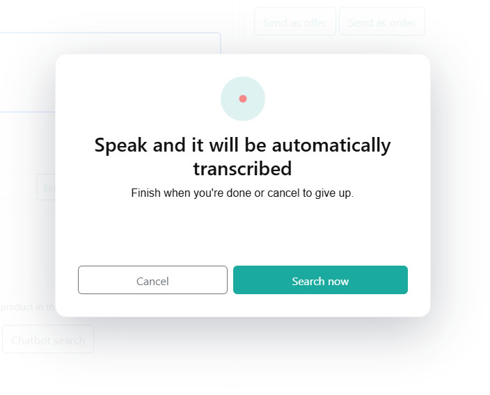AI Sales platform – handwriting and speech recognition