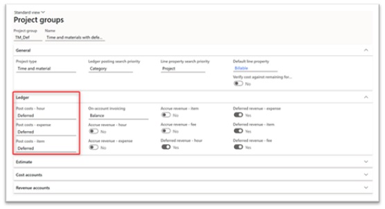 Dynamics 365 project groups