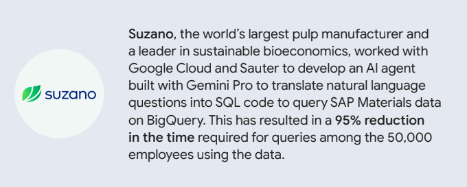 Studiu de caz Suzano citat în raport Google Cloud: AI Agent Trends 2026