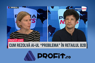 Marian Călborean la Profit Live: &bdquo;Succesul AI &icirc;n v&acirc;nzările B2B &icirc;ncepe cu unificarea datelor și respectarea strictă a regulilor comerciale"