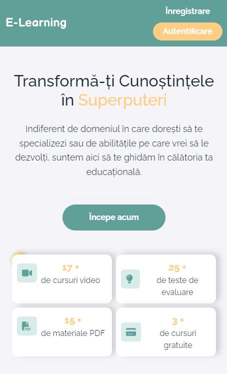 e-learning Homepage